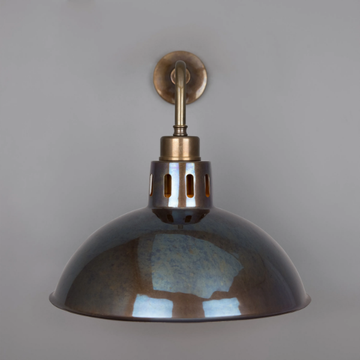 PARIS INDUSTRIAL - Handmade brass wall lamp by mullan lighting - view 3
